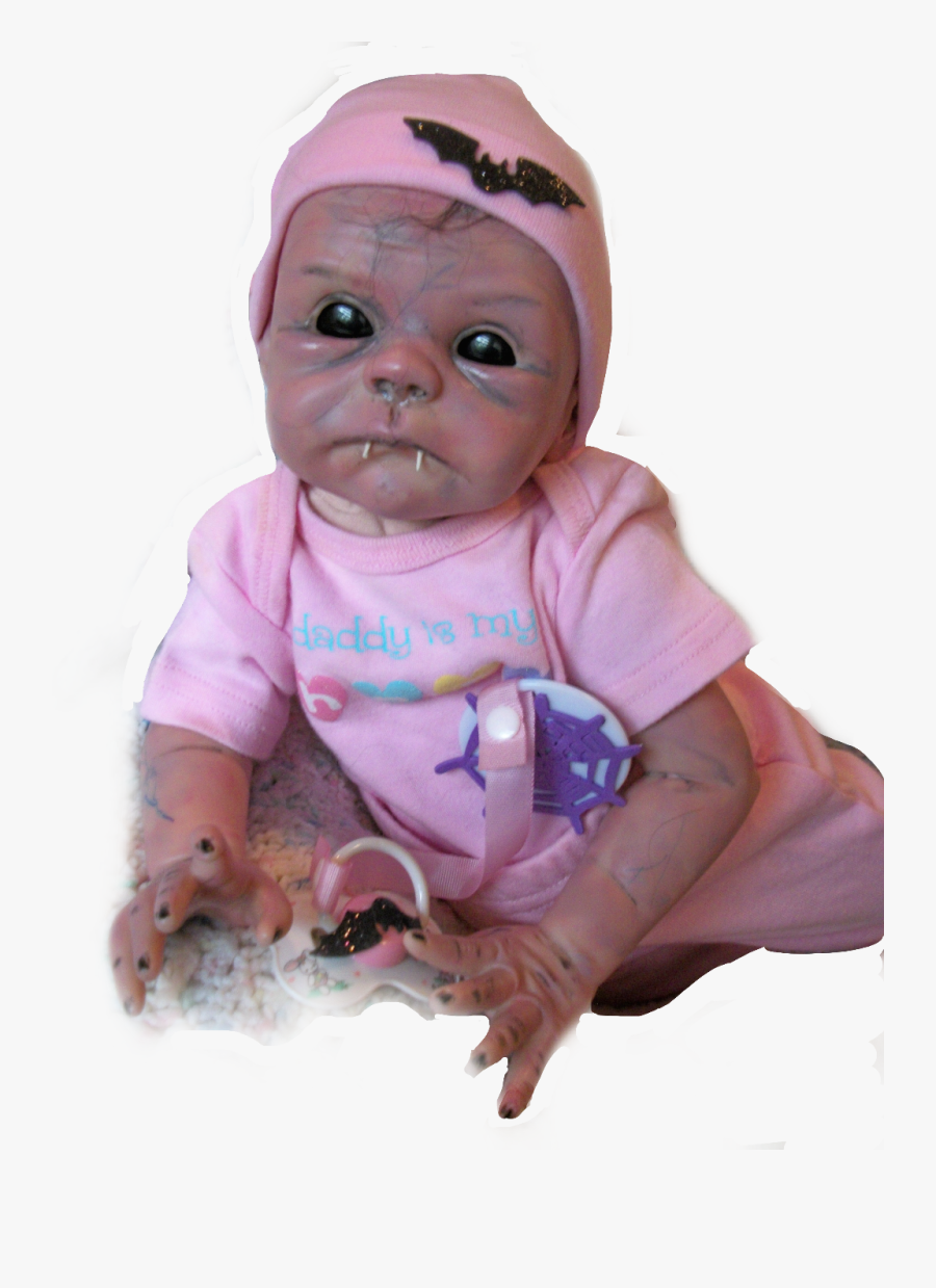 Transparent Baby Doll Clipart - Ugly Silicon Baby Doll, Transparent Clipart