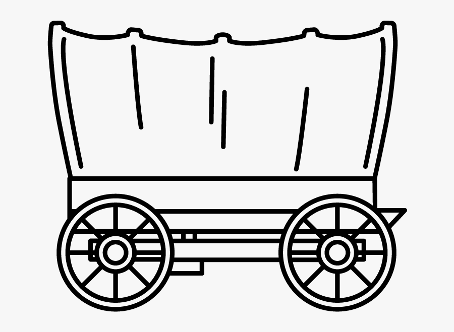 Winsome Inspiration Covered Wagon Clipart Clipartxtras - Wagon Clipart Black And White, Transparent Clipart