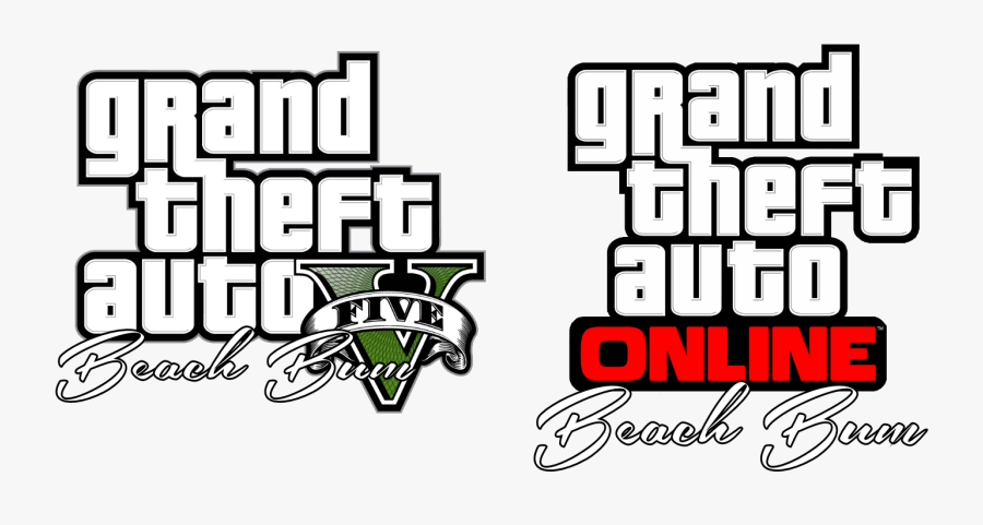 Gta 5 Online Logo, Transparent Clipart