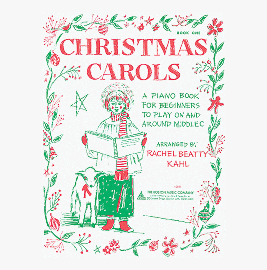 Christmas Carols - Book - Illustration, Transparent Clipart