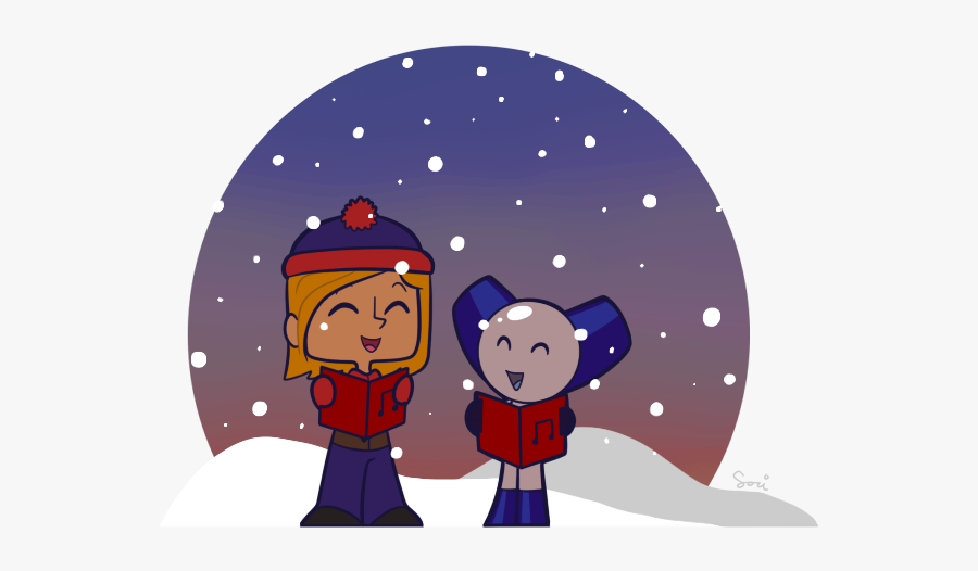 17th Day Of Christmas - Cartoon, Transparent Clipart