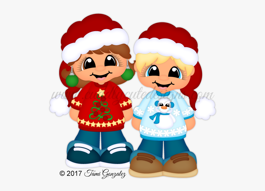Christmas Sweaters - Cartoon, Transparent Clipart