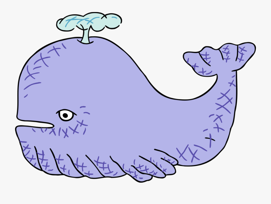 Transparent Sperm Whale Png - Baleia Cartoon, Transparent Clipart