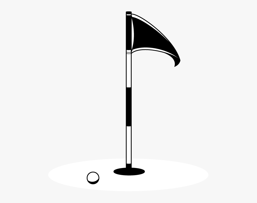 Golf Flag Png For Kids Black And White Golf Flag Pole , Free