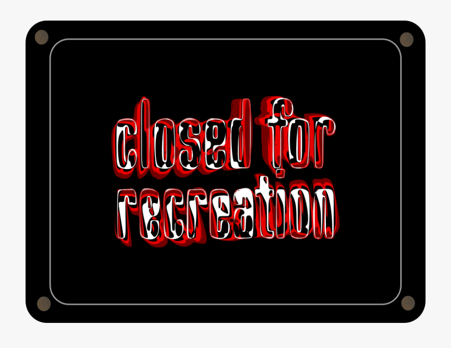 Schild Closed For Recreation Svg Clip Arts - Tablet Computer, Transparent Clipart