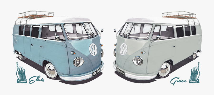 Transparent Volkswagen Png - Vw Camper Van Png, Transparent Clipart