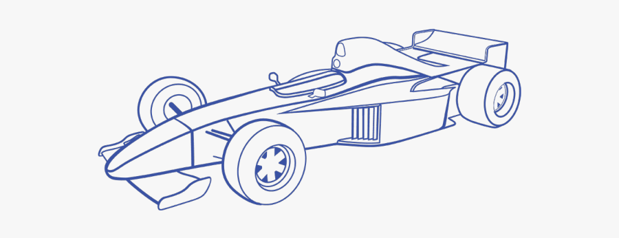 Draw Formula 1 Car, Transparent Clipart