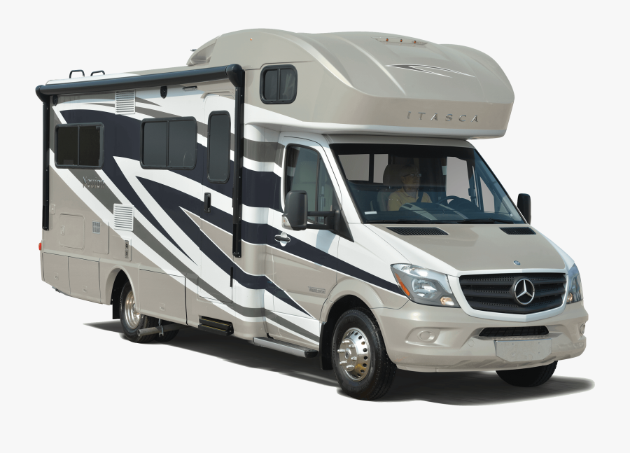 Rv Drawing Class C Huge Freebie Download For Powerpoint - Mercedes Benz Winnebago Navion, Transparent Clipart
