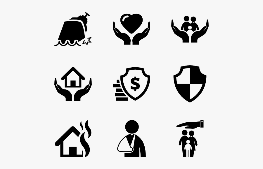 Clip Art Icons Insurance - Insurance Vector Png, Transparent Clipart
