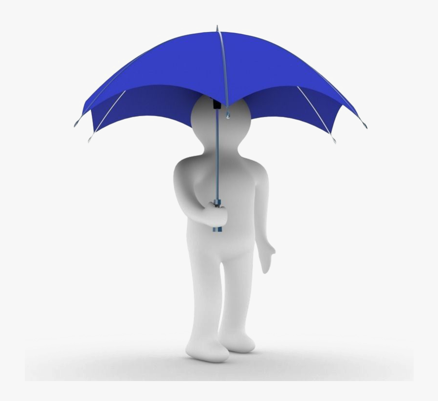 Life Accident Saving Risk Big Umbrella,villain Insurance - Guy Under Hurdle, Transparent Clipart
