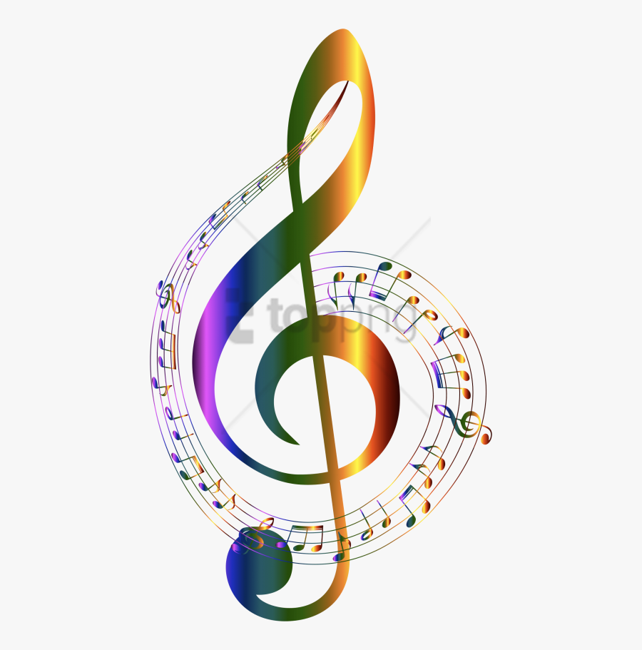 Transparent Music Notes Transparent Png - Colorful Music Notes Transparent, Transparent Clipart