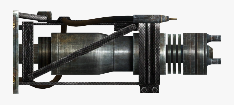 Clip Art Gatling Laser New Vegas - Gatling Laser Fo3, Transparent Clipart