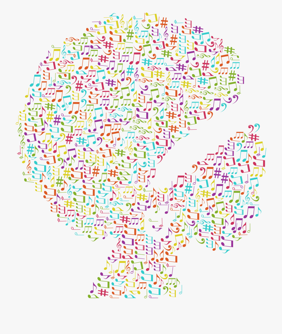 American Woman Musical Notes No Background, Transparent Clipart