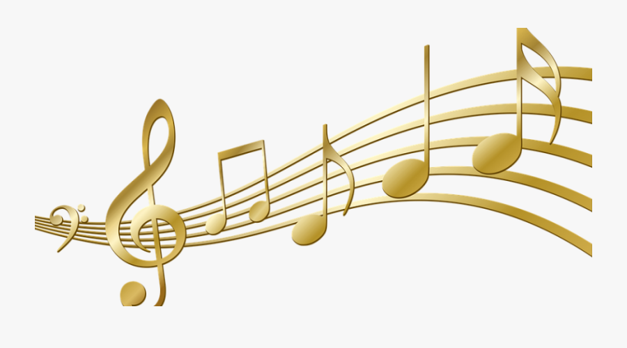 Musical Note Portable Network Graphics Staff Clef - Gold Music Note Transparent Background, Transparent Clipart