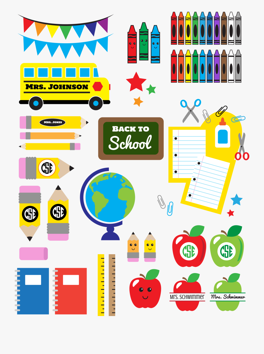 Back To School Svg, Transparent Clipart