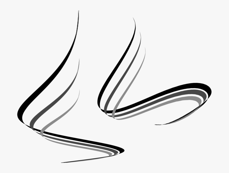Line Curve Drawing Clip Art - Curved Lines Design Png, Transparent Clipart