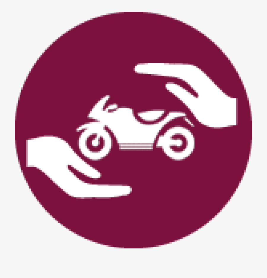 Motorcycle Gap Cover Icon - Bike Insurance Icon Png, Transparent Clipart