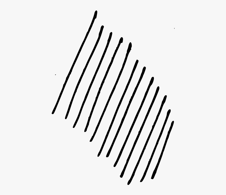 15 Long Perpendicular Lines - Line Art, Transparent Clipart
