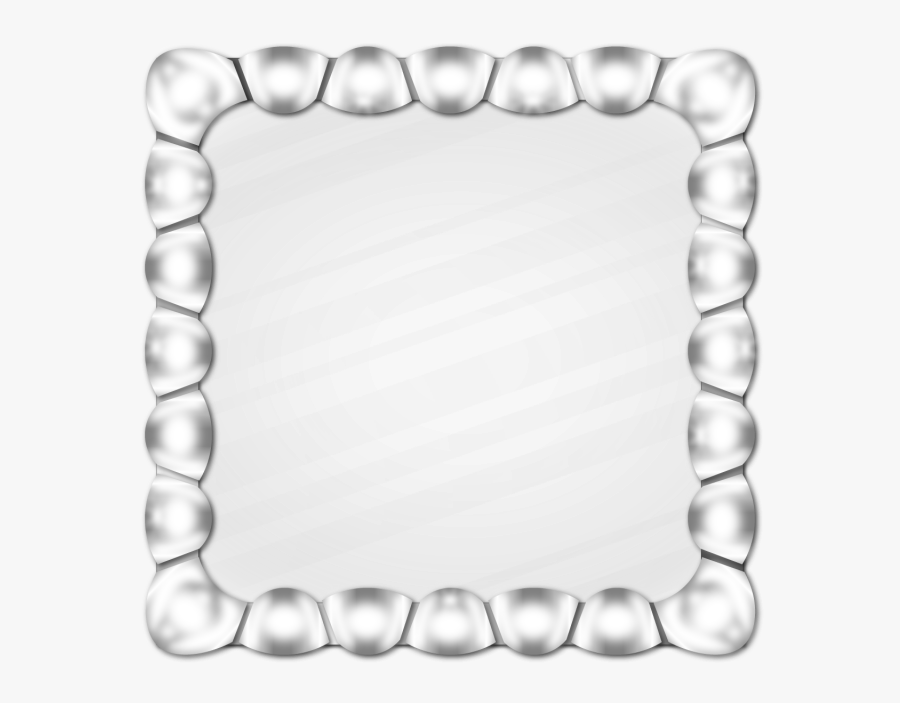 Lines Vector Silver - Png Glossy Silver Picture Frame Transparent Background, Transparent Clipart