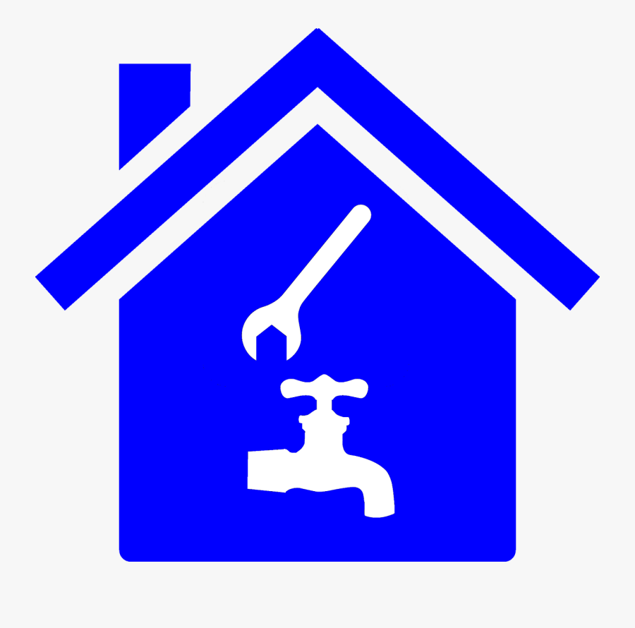 Summertime Plumbing - House Silhouette Clip Art, Transparent Clipart