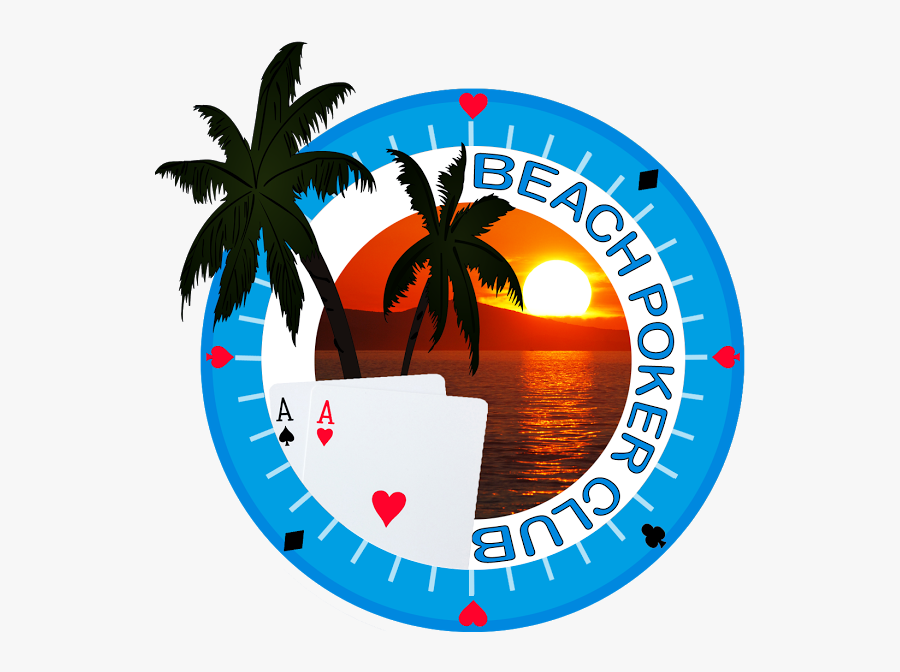 Beach Poker Club, Transparent Clipart