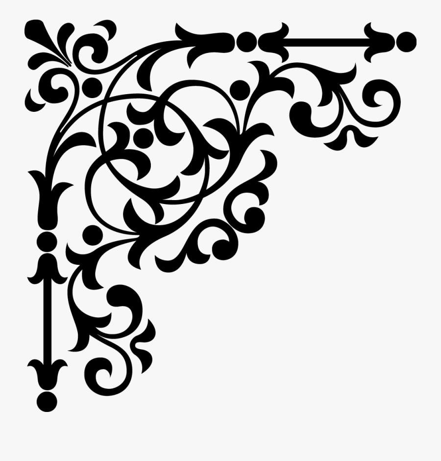 Transparent Wedding Corner Border Clipart - Wedding Corner Border Design Png, Transparent Clipart