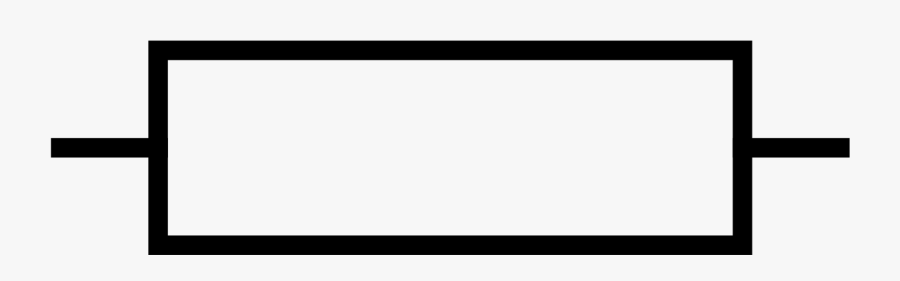Symbols - Resistor Symbol, Transparent Clipart