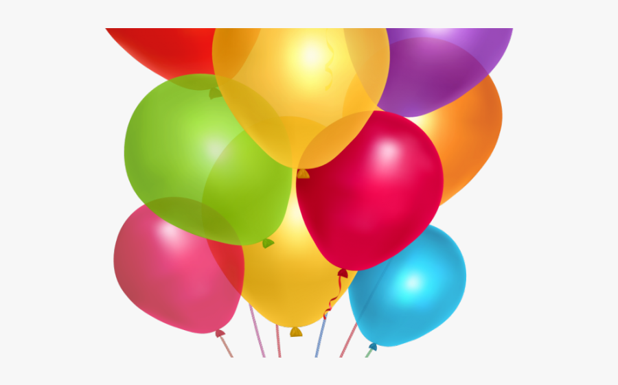 Ballons Clipart Balloon Bunch - Transparent Background Balloons Png, Transparent Clipart