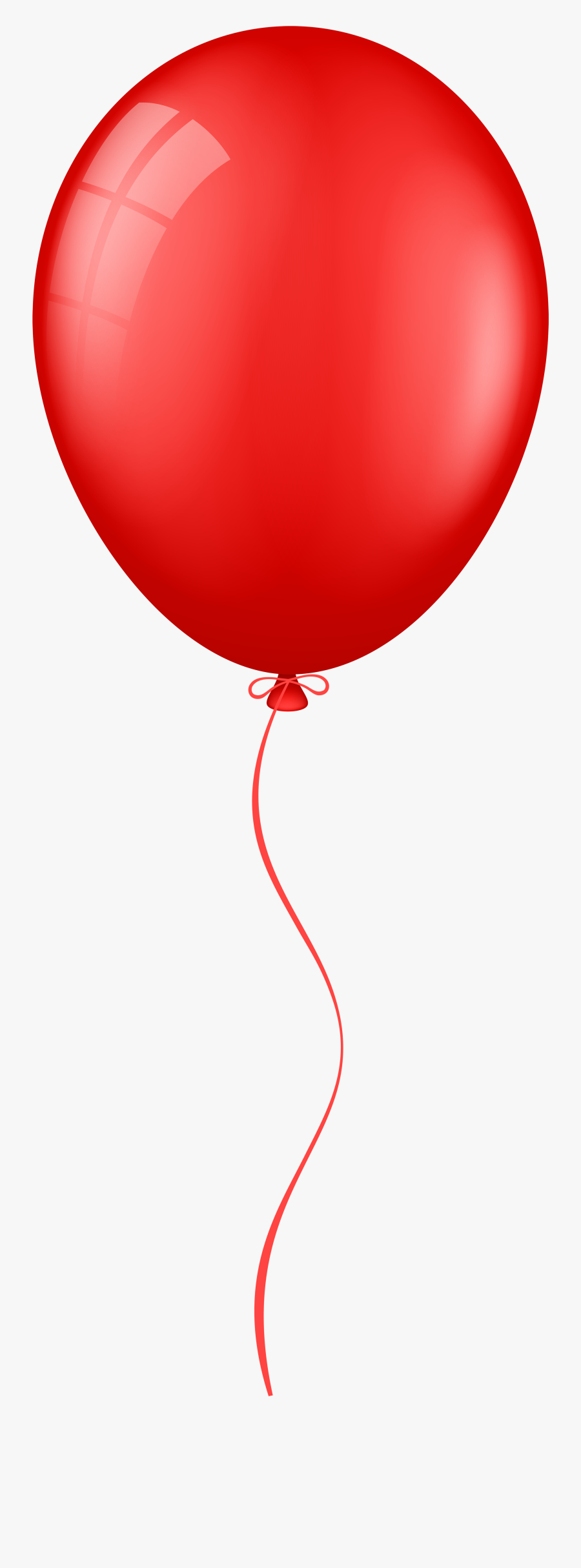 Balloon Clipart Dark Red - Red Balloon No Background, Transparent Clipart