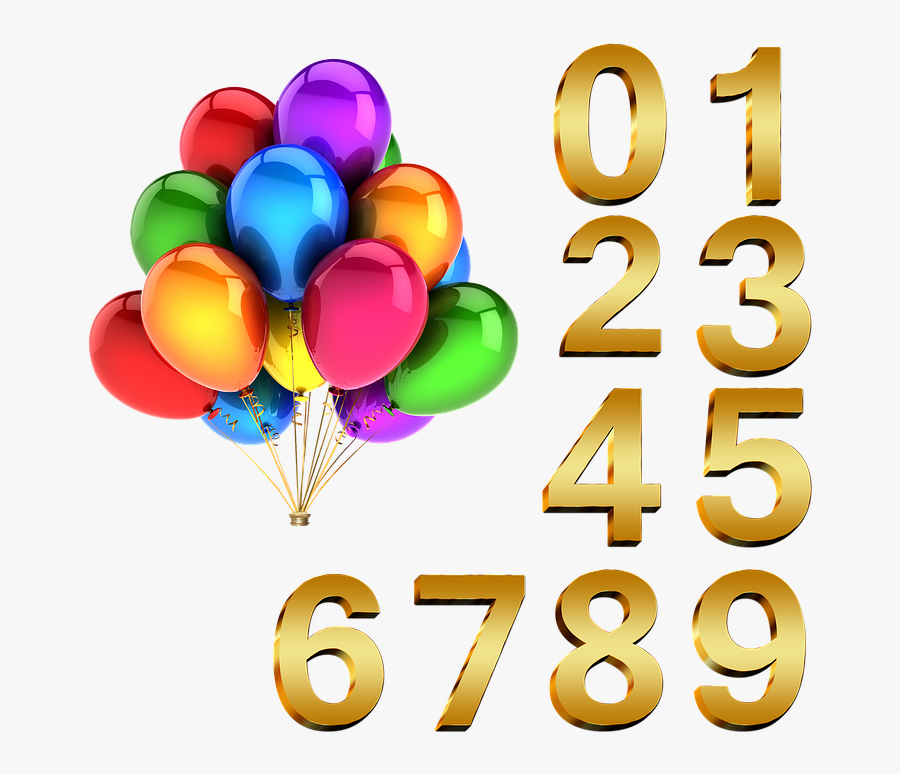 Balloons, Birthday, Pay, Ballons, Fly - Greeting Card Happy 40th Birthday, Transparent Clipart