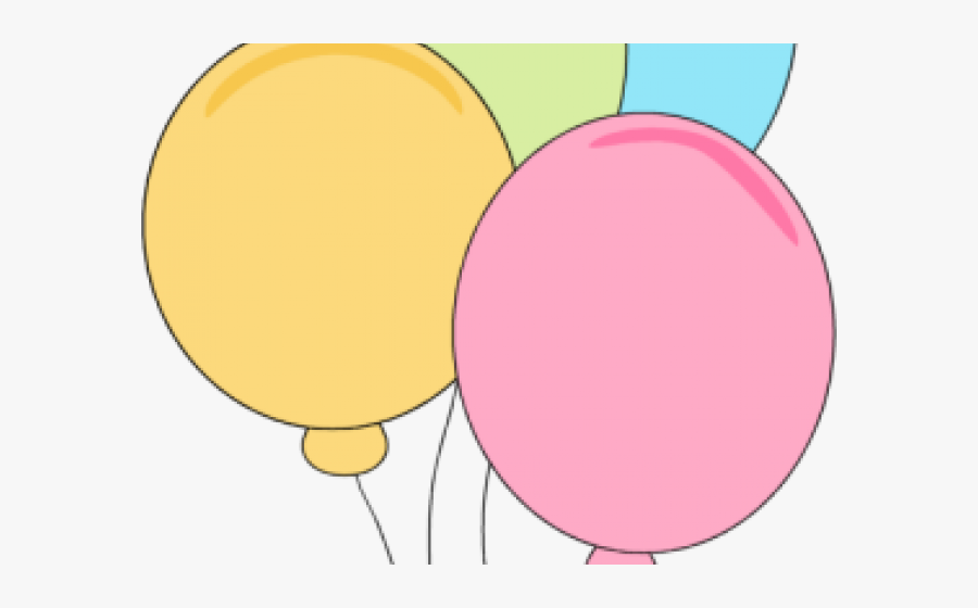 Ballons Clipart Yellow Balloon - Circle, Transparent Clipart
