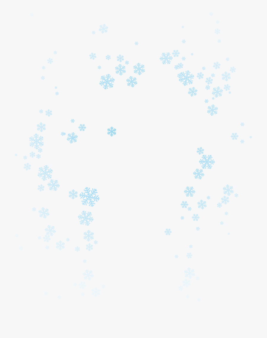 Snowflakes Background Png - Electric Blue, Transparent Clipart