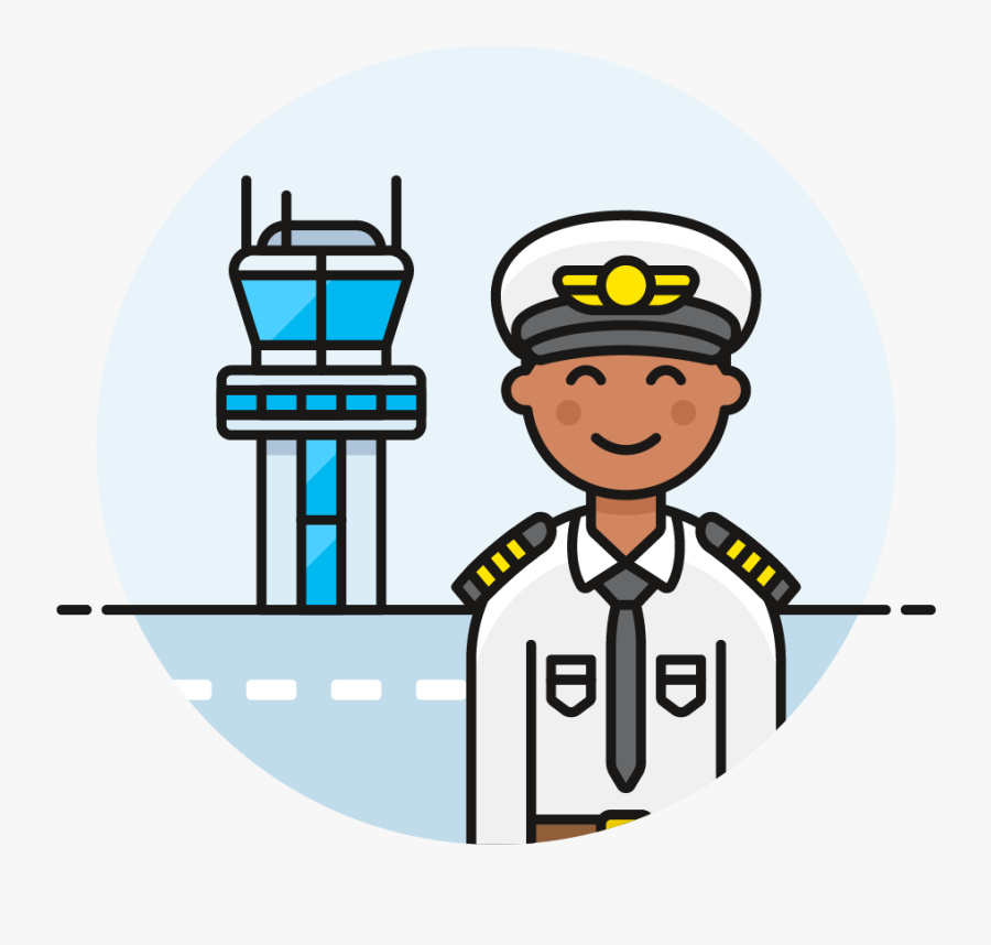 Transparent Pilot Clipart - Cartoon Clipart Pilot, Transparent Clipart