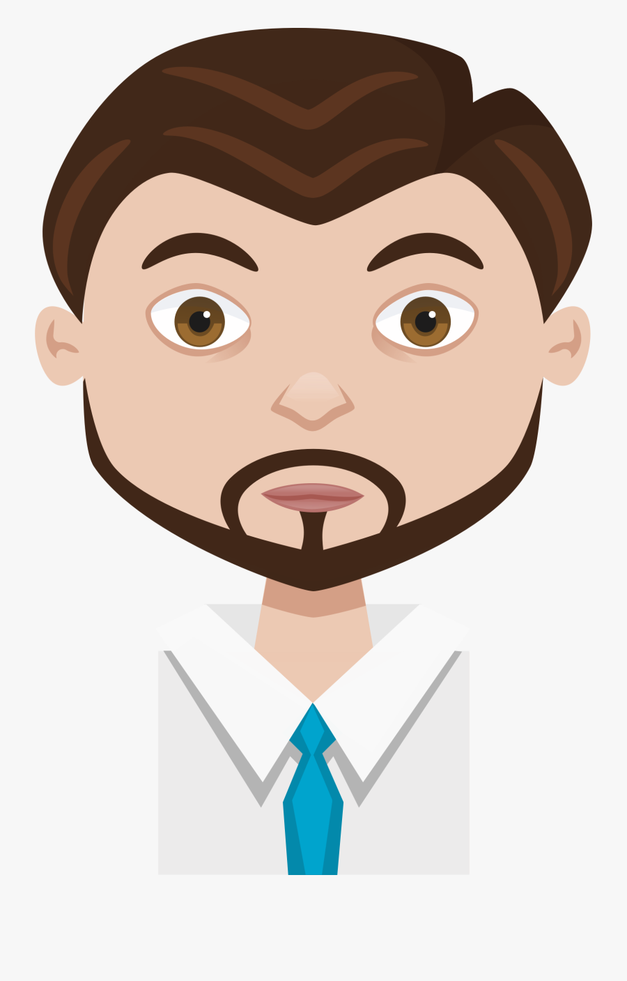 Male Cartoon Avatar - Male Clipart, Transparent Clipart