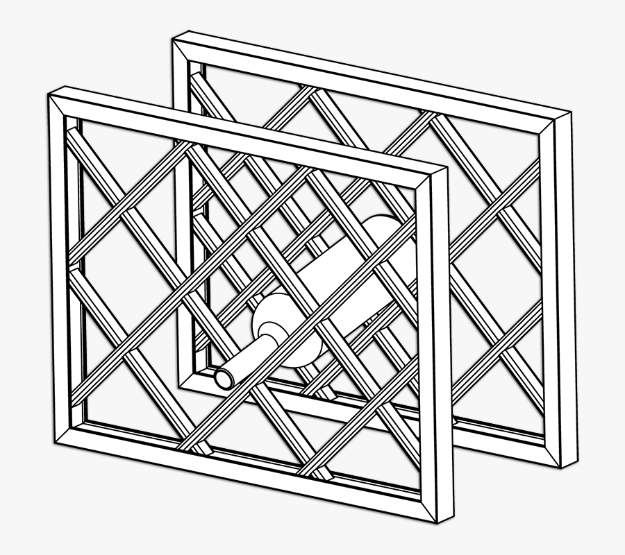 Lattice Wine Rack Dimensions Assembled Wine Rack With - Wine Rack, Transparent Clipart