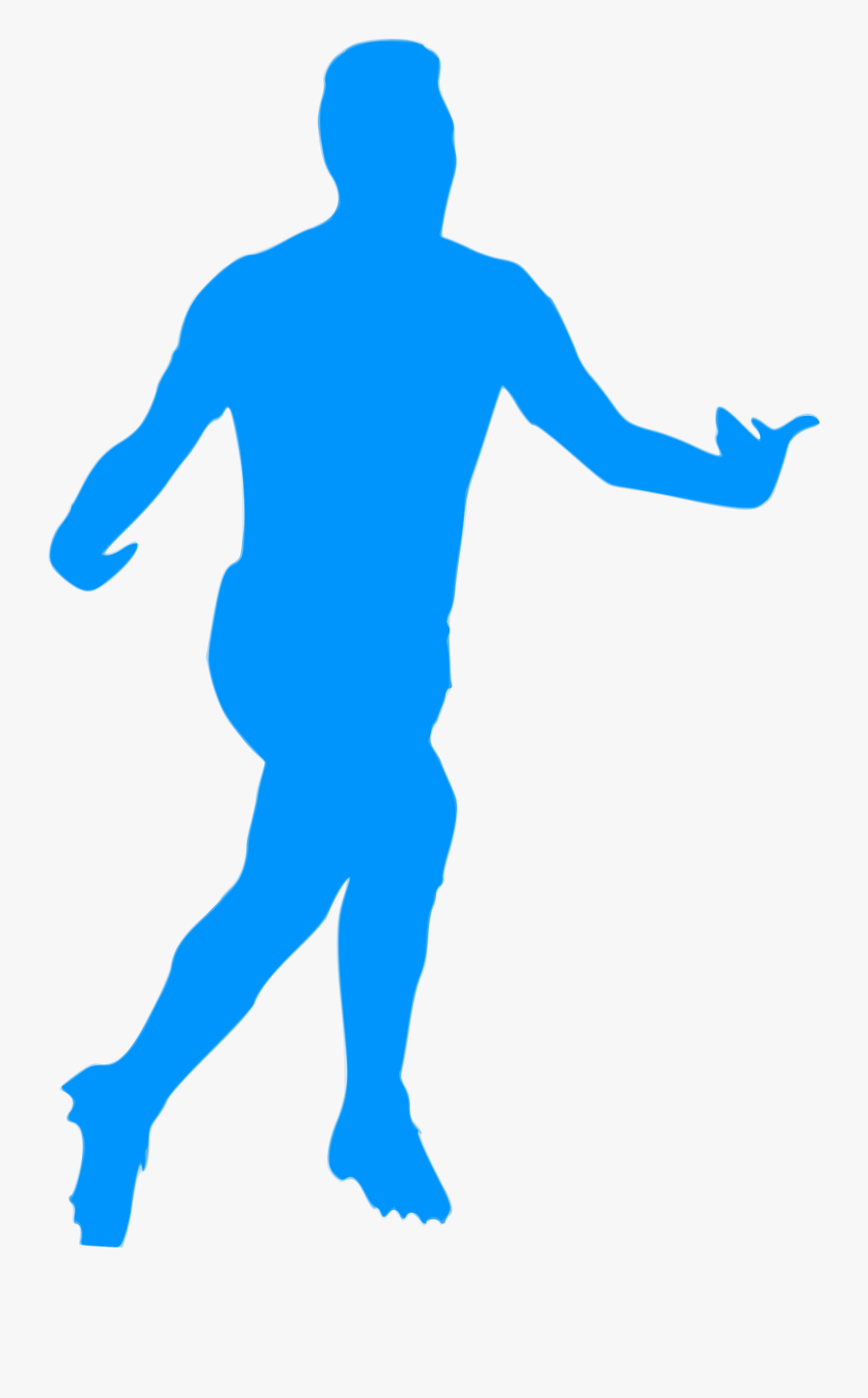 Silhouette Sport Clip Art - Silhouette Football Player Icon, Transparent Clipart