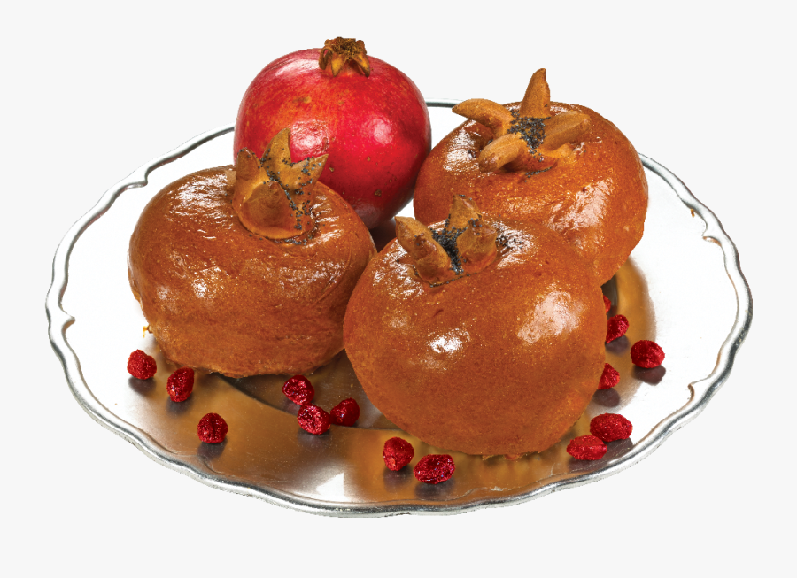 Clip Art Rosh Hashanah Pomegranate - Tangerine, Transparent Clipart