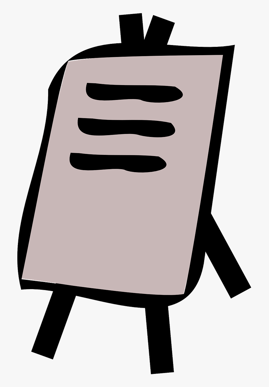 Easel Clipart Flip Board - Clip Art Flip Chart, Transparent Clipart