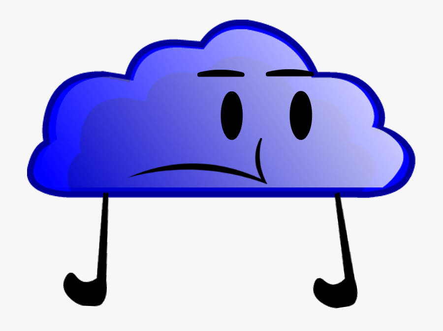Inanimate Objects Blue Cloud, Transparent Clipart