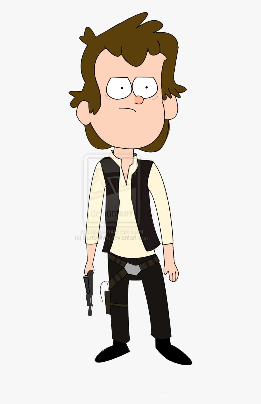 Han Solo Chewbacca Cartoon Drawing - Han Solo Draw2ing, Transparent Clipart
