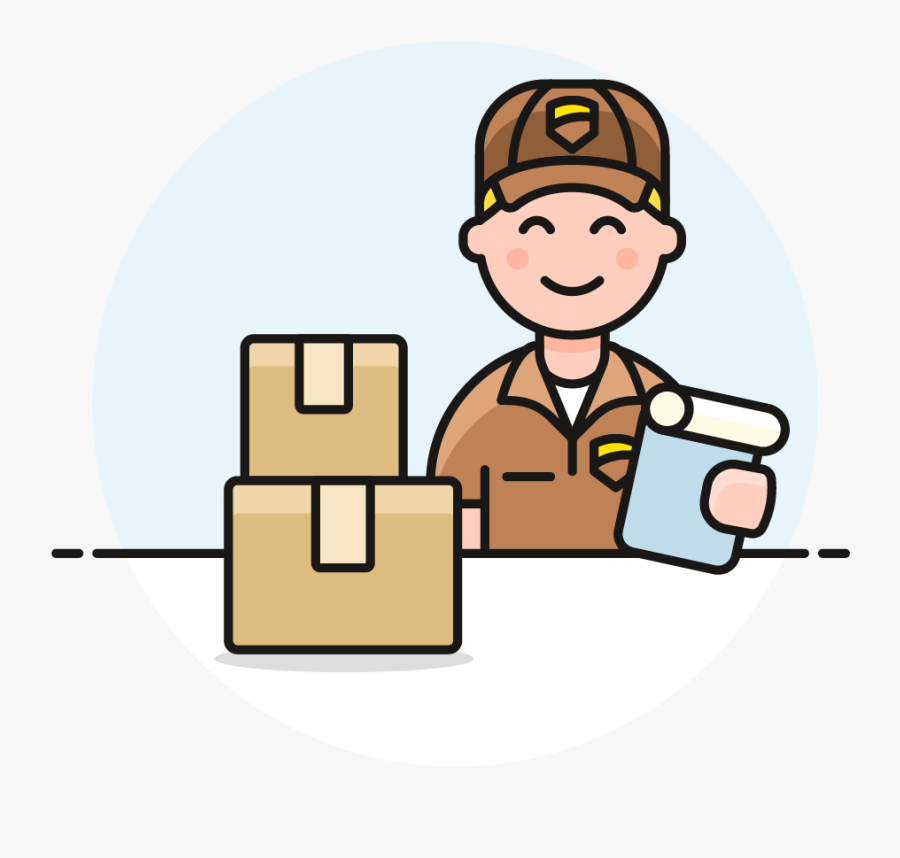 30 Mailman Male Caucasian - Clip Art, Transparent Clipart