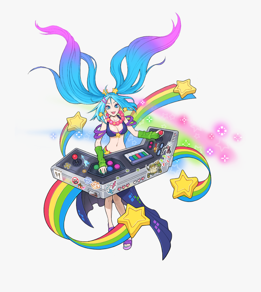 Sona Clipart - Arcade Game Fan Art, Transparent Clipart