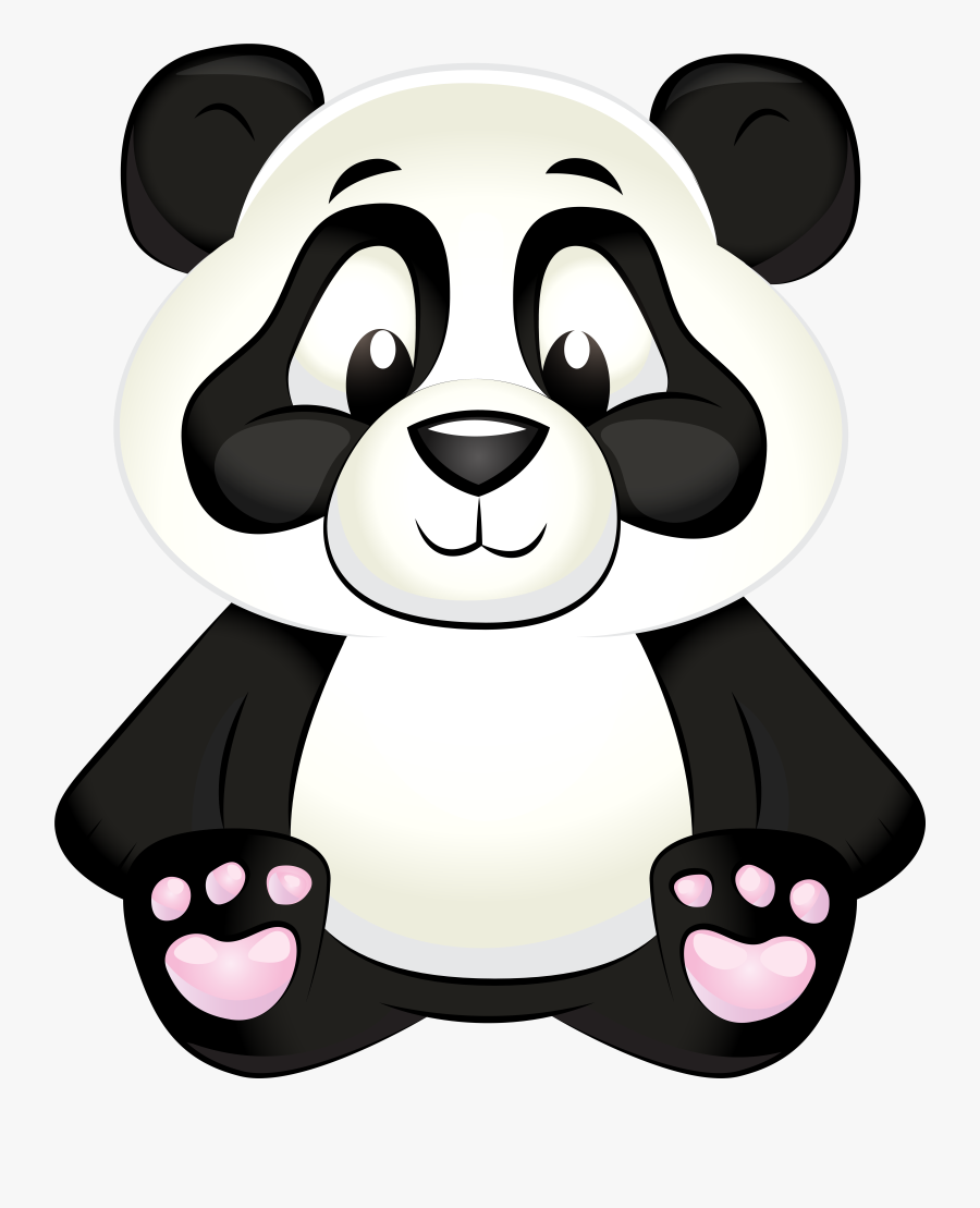 Giant Panda Bear Clip Art, Transparent Clipart