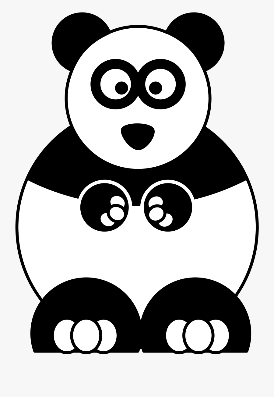 Clip Art Animals Panda, Transparent Clipart