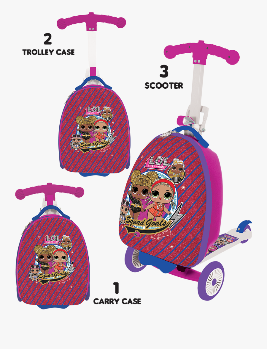3 In 1 Lol Surprise Scootin, Transparent Clipart