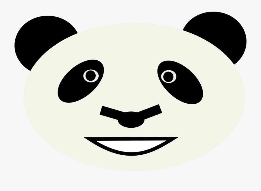 Get Notified Of Exclusive Freebies - Happy Panda Face, Transparent Clipart