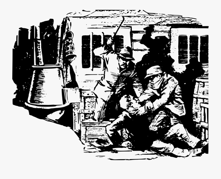 Human Behavior,art,fiction - Murder Clipart Black And White, Transparent Clipart