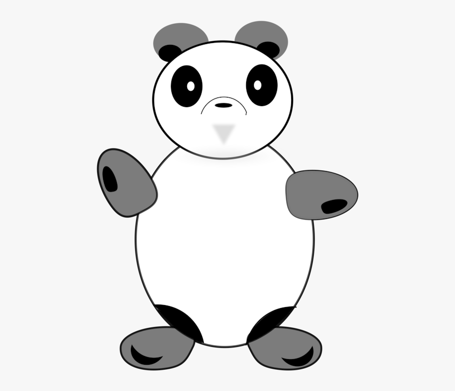 Monochrome Photography,line,teddy Bear - Cartoon, Transparent Clipart
