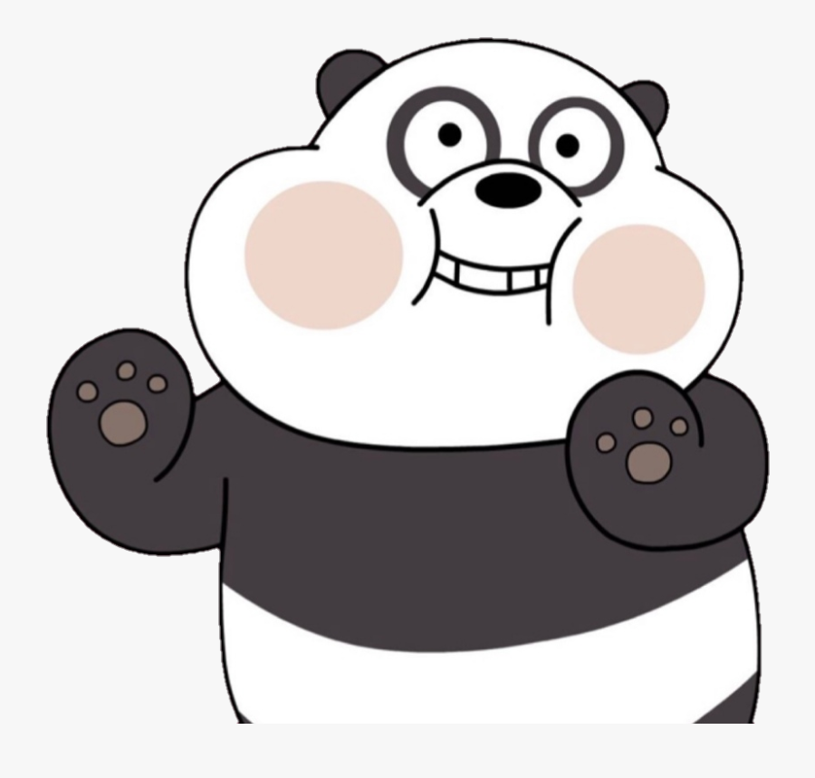 #panda #bear #uwu #cute #webarebearscartoon #webarebears - We Bare Bears Panpan, Transparent Clipart