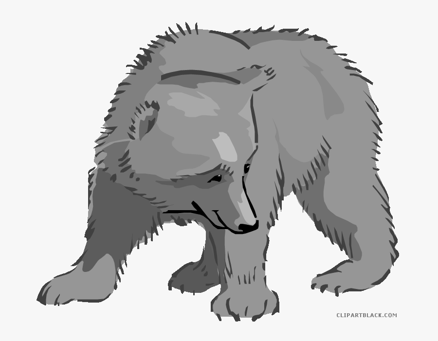Bear Cub Clipart Sitting Bear - Wolverine, Transparent Clipart